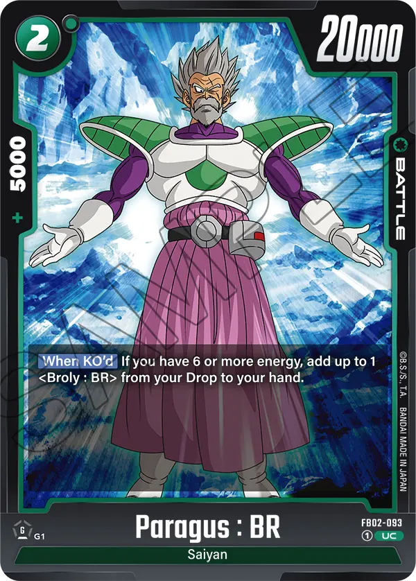Paragus : BR (Battle) (FB02-093) (UC)