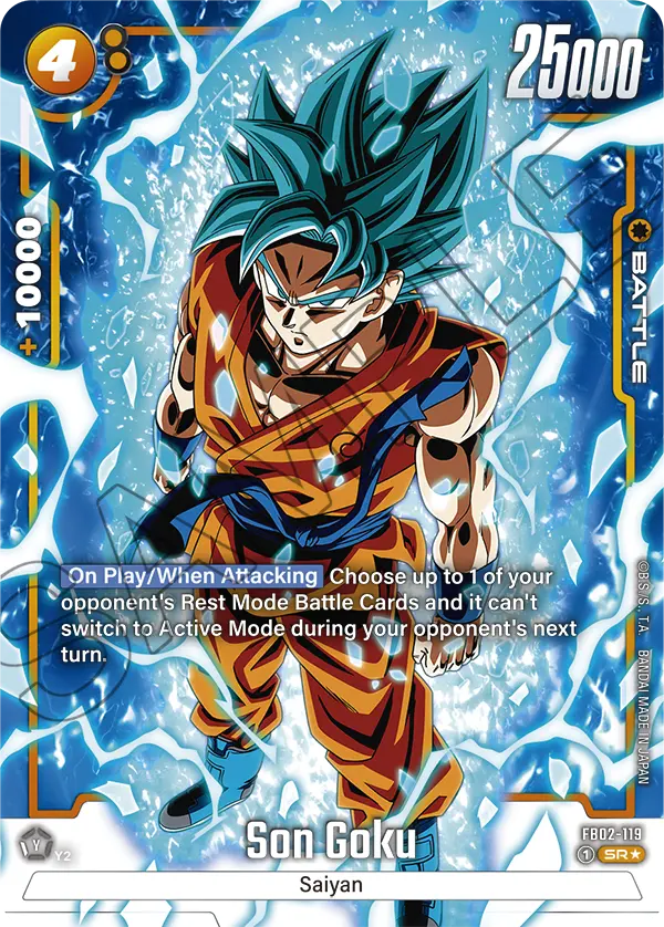 Son Goku (Character) (FB02-119) (SR) (Alternate Art)