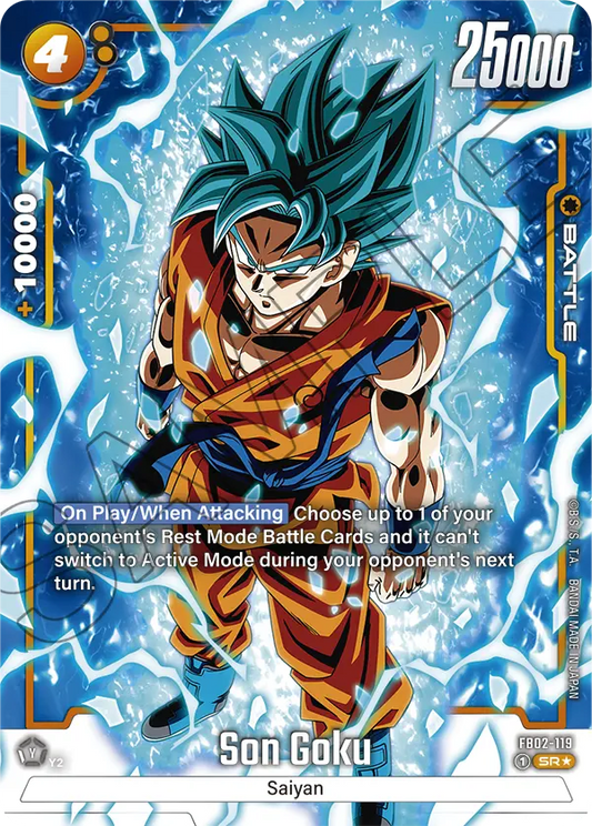 Son Goku (Character) (FB02-119) (SR) (Alternate Art)