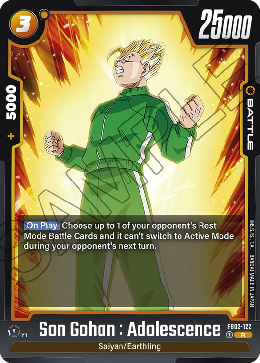 Son Gohan : Adolescence (Battle) (FB02-122) (R)