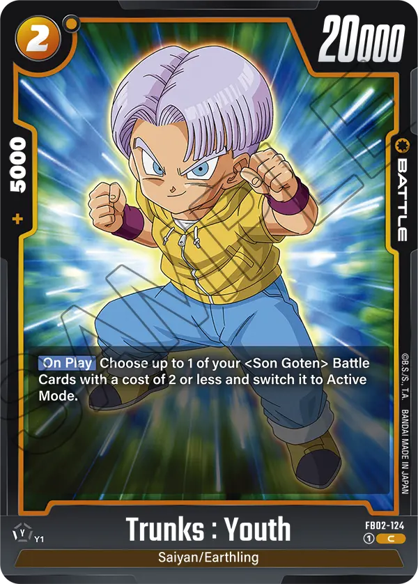 Trunks : Youth (Battle) (FB02-124) (C)