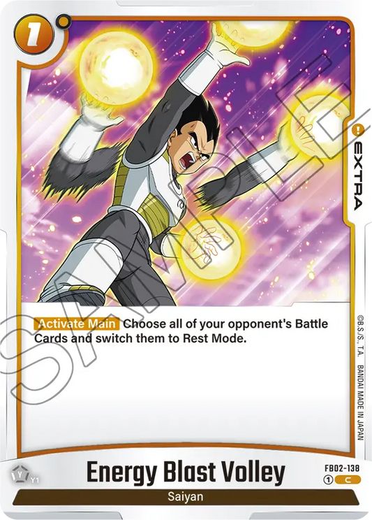 Energy Blast Volley (Extra) (FB02-138) (C)