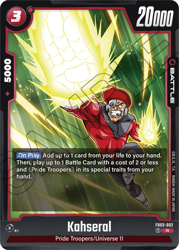Kahseral (Battle) (FB03-002) (R)