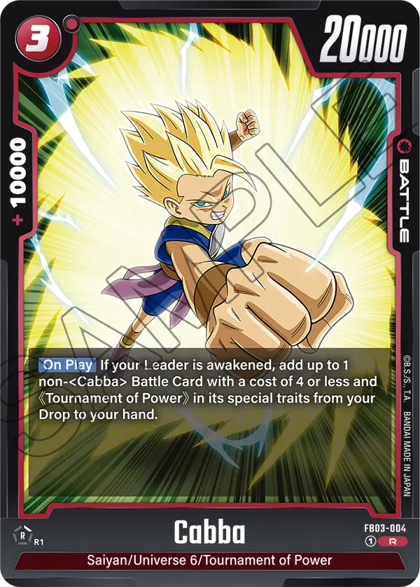 Cabba (Battle) (FB03-004) (R)