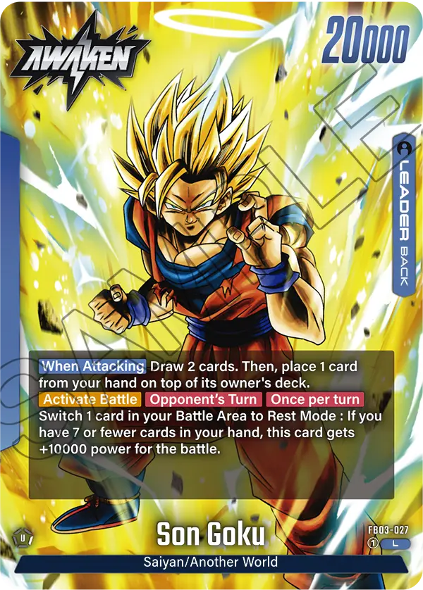 Son Goku (Leader) (FB03-027) (L)