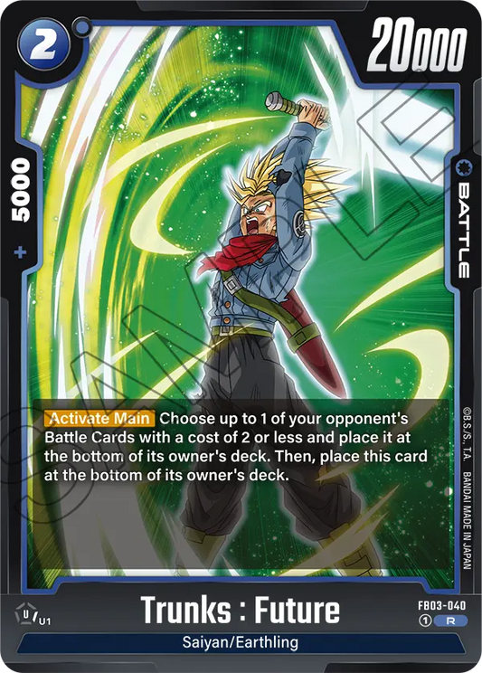 Trunks : Future (Battle) (FB03-040) (R)