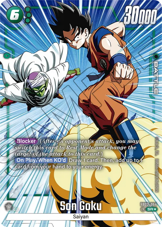 Son Goku (Character) (FB03-064) (SR) (Alternate Art)