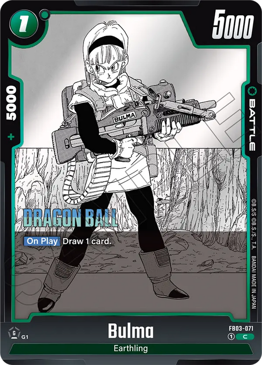 Bulma (Battle) (SB02 Reprint) (FB03-071) (C)