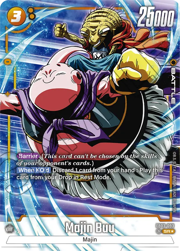 Majin Buu (Character) (FB03-093) (SR) (Alternate Art)