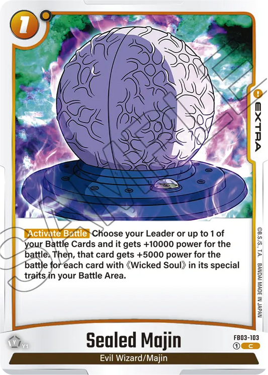 Sealed Majin (Extra) (FB03-103) (C)
