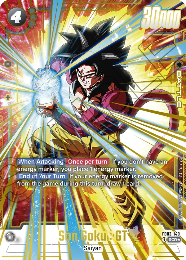 Son Goku : GT (Character) (FB03-140) (SCR) (Alternate Art)