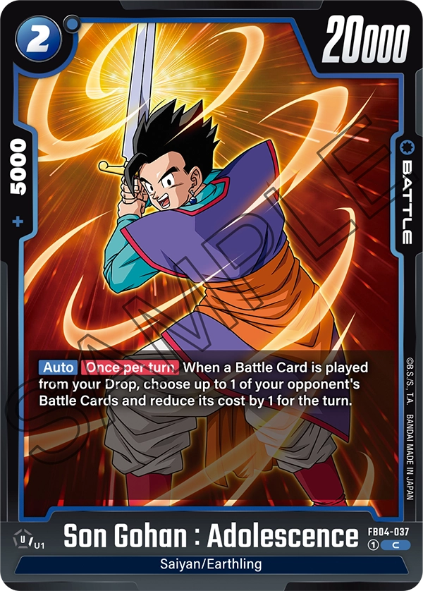 Son Gohan : Adolescence (Battle) (FB04-037) (C)