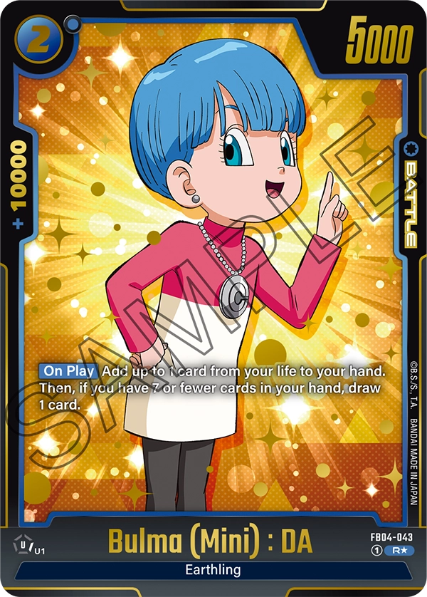 Bulma (Mini) : DA (Character) (FB04-043) (R*)