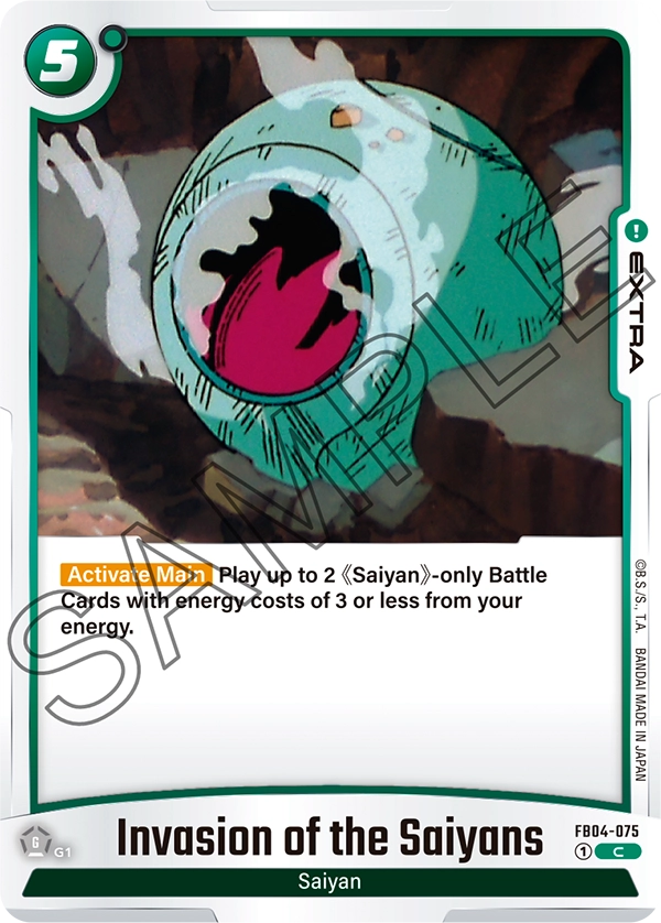 Invasion of the Saiyans (Extra) (FB04-075) (C)