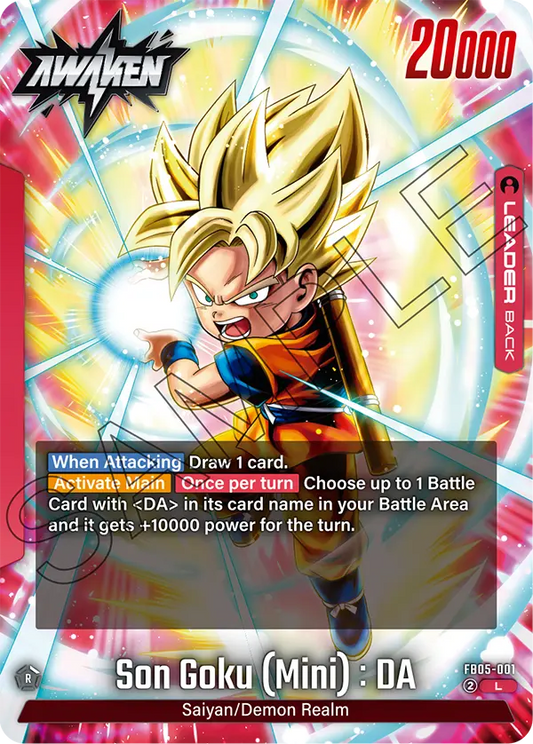 Son Goku (Mini) : DA (Leader) (FB05-001) (L)