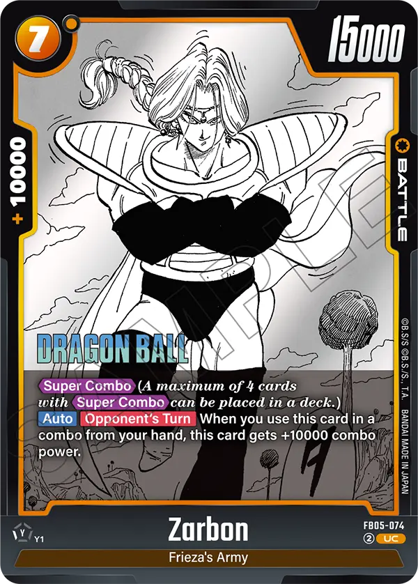 Zarbon (Battle) (SB02 Reprint) (FB05-074) (UC)