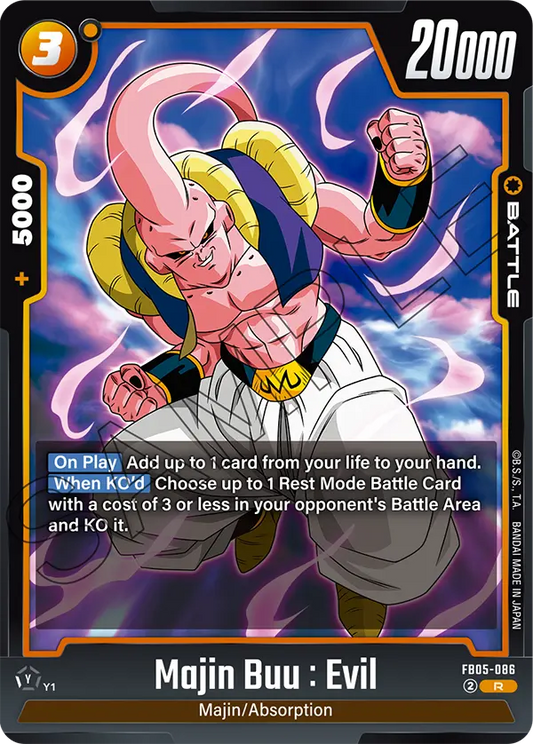 Majin Buu : Evil (Battle) (FB05-086) (R)