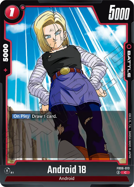 Android 18 (Battle) (FB06-013) (C)