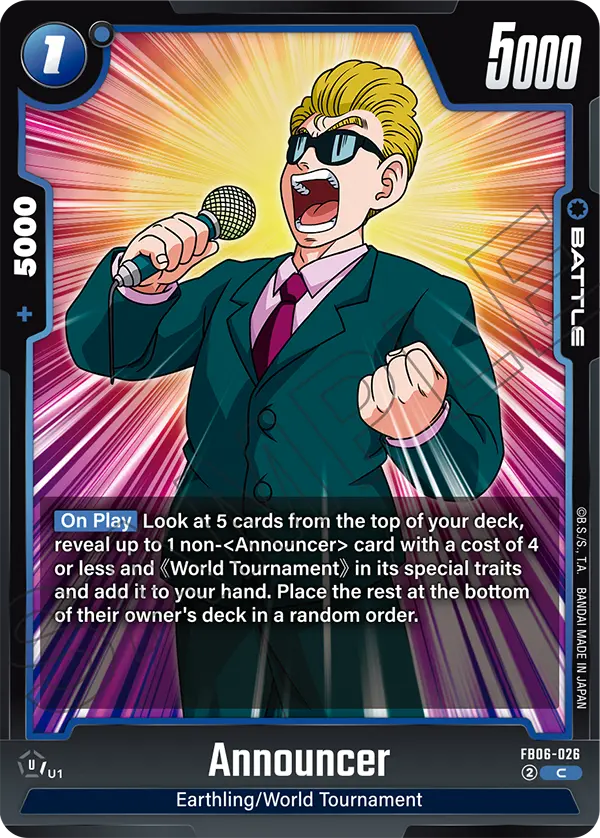 Announcer (Battle) (FB06-026) (C)