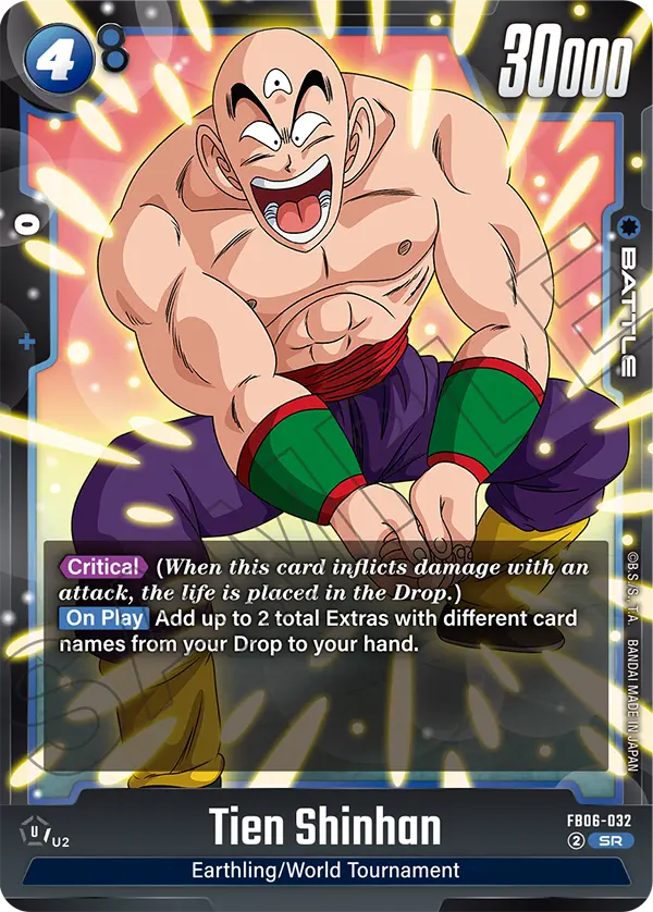 Tien Shinhan (Character) (FB06-032) (SR)