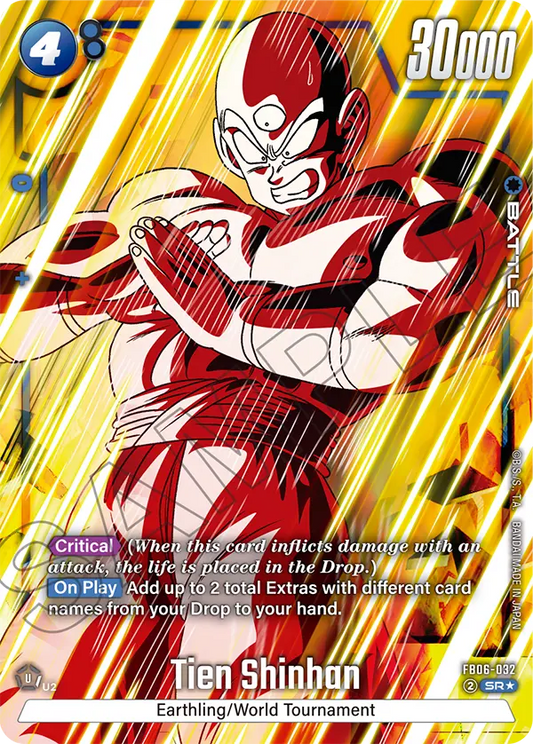 Tien Shinhan (Character) (FB06-032) (SR) (Alternate Art)