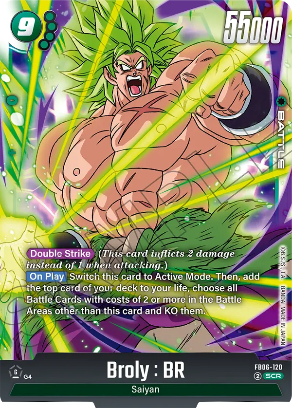 Broly : BR (Character) (FB06-120) (SCR)