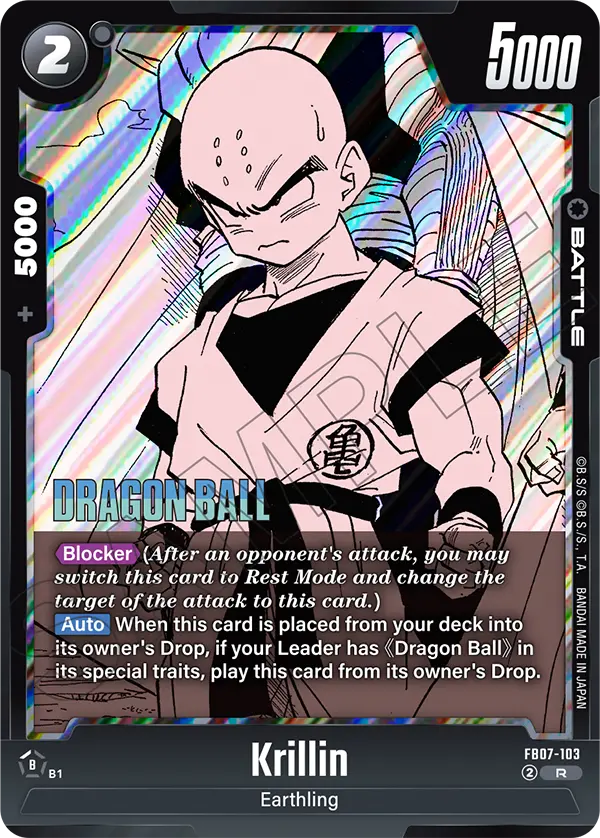 Krillin (Battle) (SB02 Reprint) (FB07-103) (R)