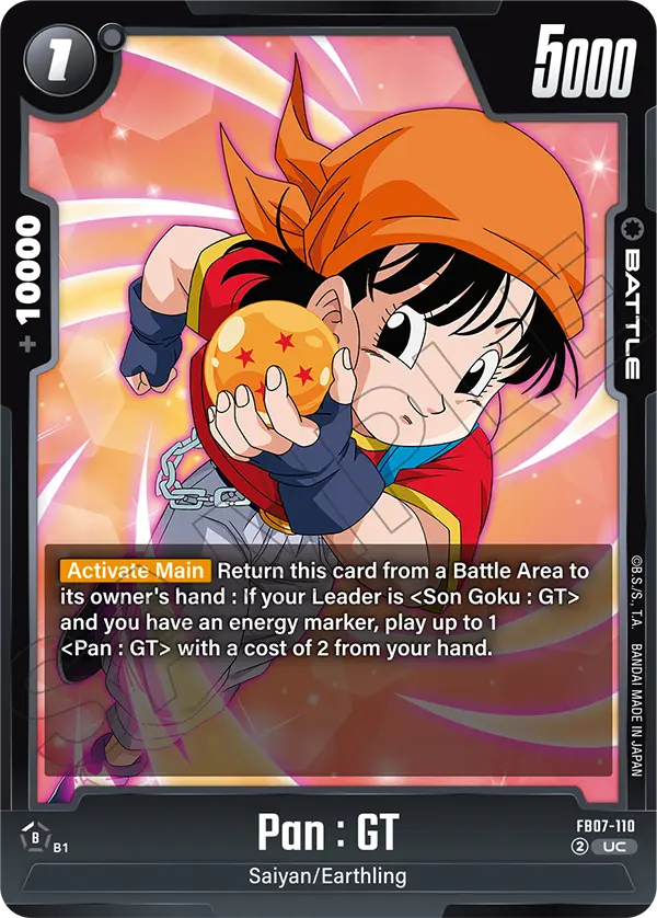Pan : GT (Battle) (FB07-110) (UC)