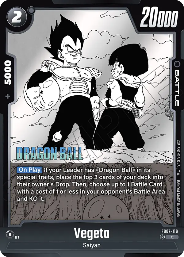 Vegeta (Battle) (SB02 Reprint) (FB07-116) (C)