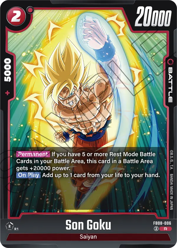 Son Goku (Battle) (FB08-006) (R)