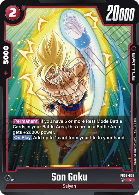 Son Goku (Battle) (FB08-006) (R)