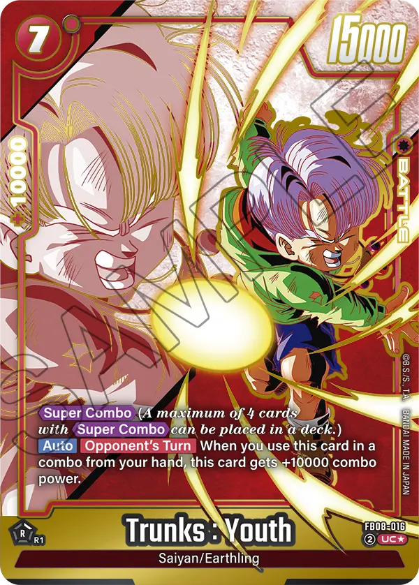 Trunks : Youth (Battle) (FB08-016) (UC*) (Alternate Art)