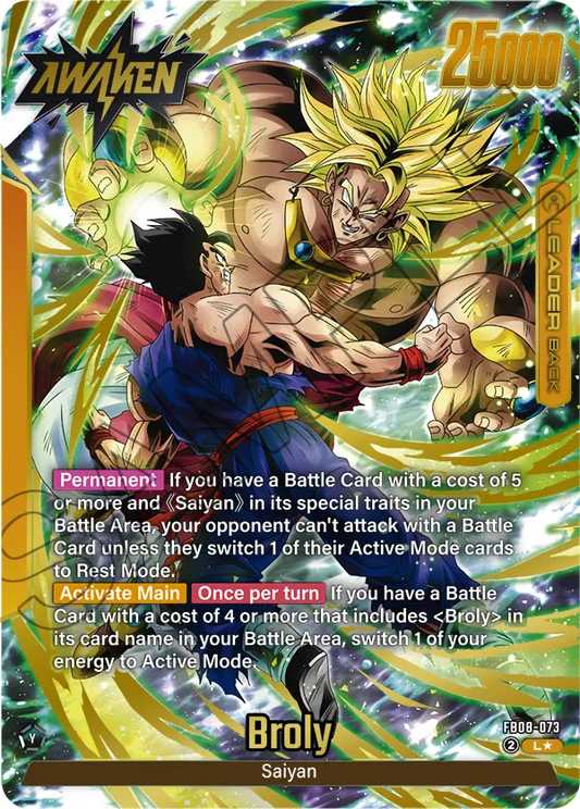 Broly (Leader) (FB08-073) (L*) (Alternate Art)