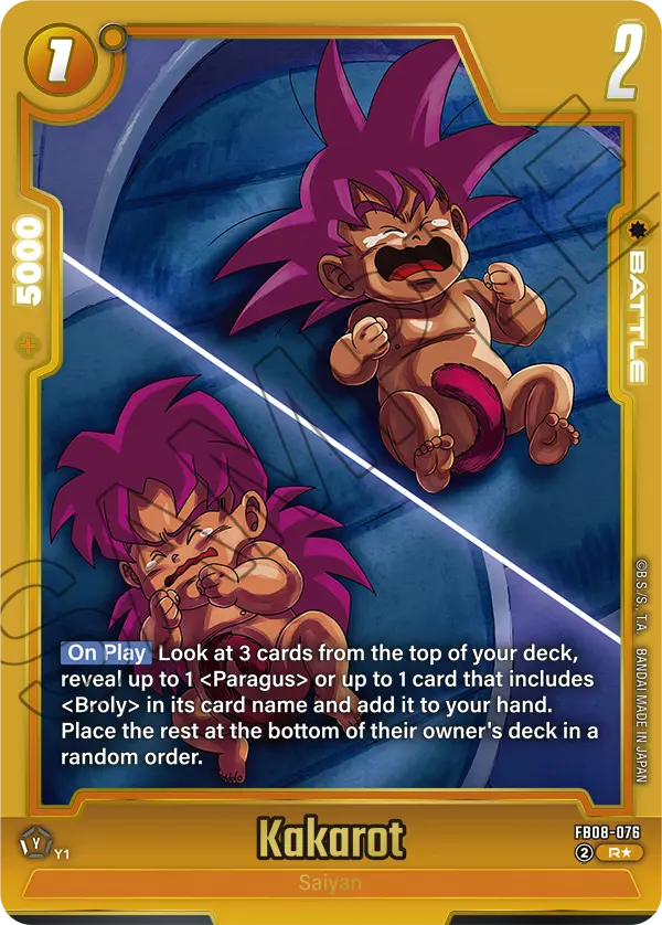 Kakarot (Battle) (FB08-076) (R*) (Alternate Art)
