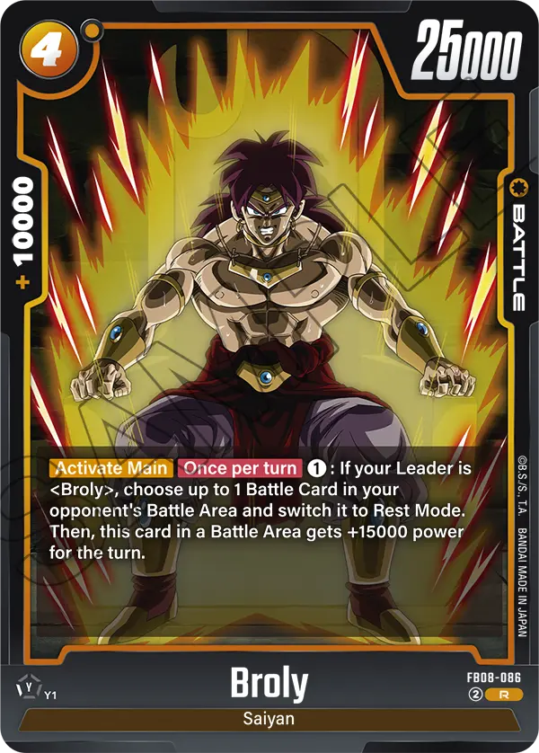 Broly (Battle) (FB08-086) (R)