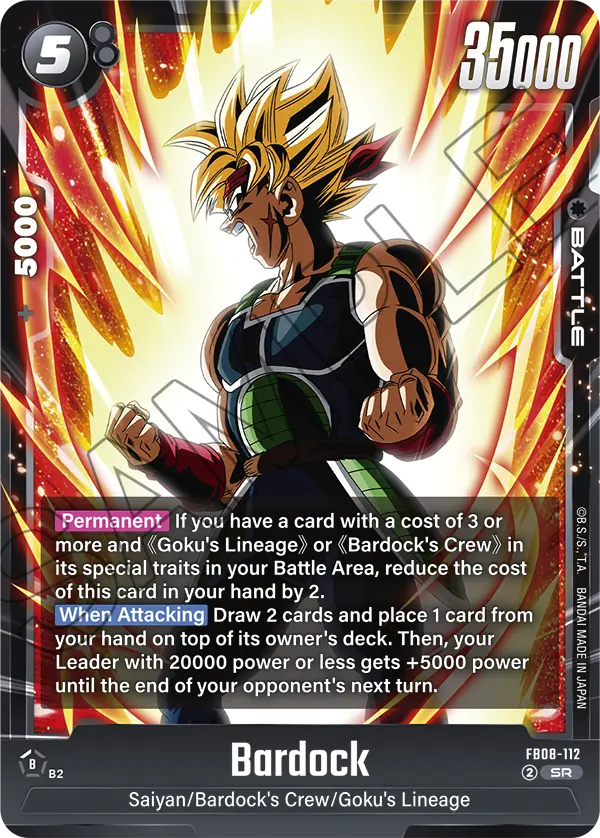 Bardock (Battle) (FB08-112) (SR)