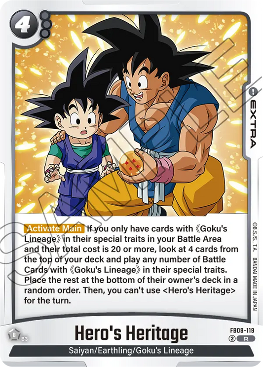 Hero’s Heritage (Extra) (FB08-119) (R)
