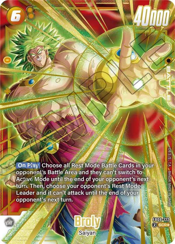 Broly (Battle) (FB08-122) (SCR*) (Alternate Art)