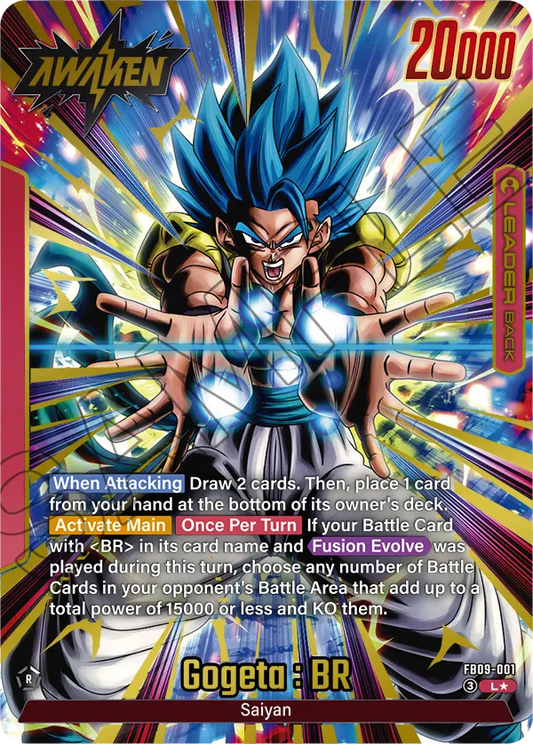 Gogeta : BR (Leader) (FB09-001) (L) (Alternate Art)