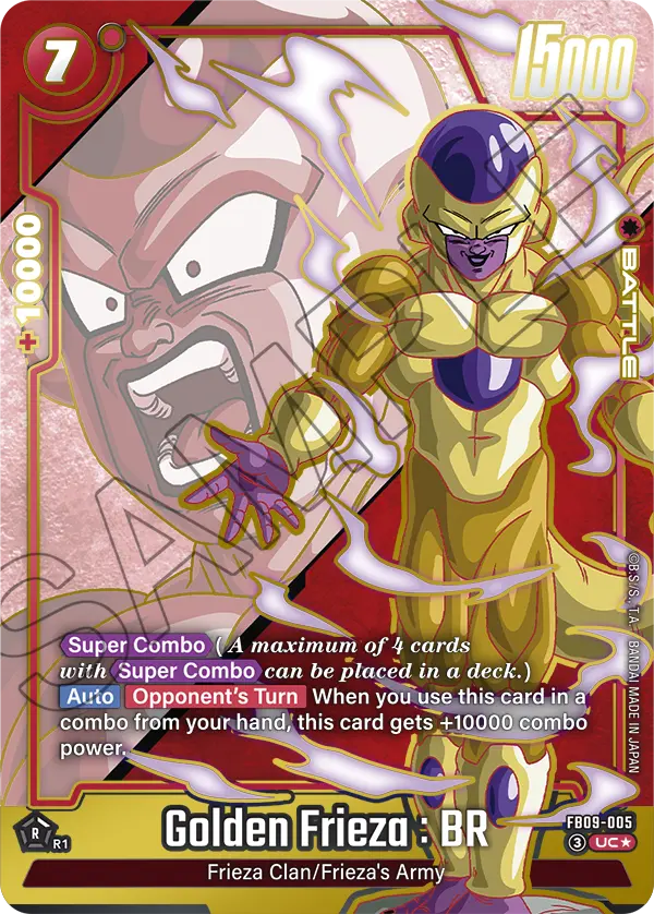 Golden Frieza : BR (Battle) (FB09-005) (UC) (Alternate Art)