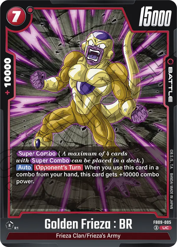 Golden Frieza : BR (Battle) (FB09-005) (UC)