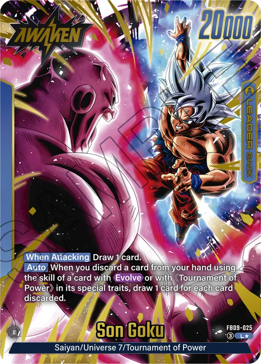Son Goku (Leader) (FB09-025) (L) (Alternate Art)