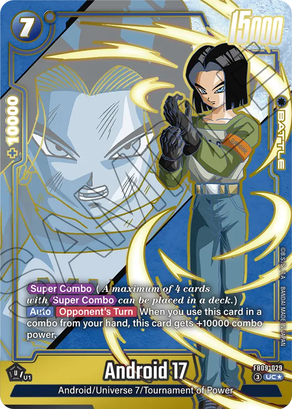 Android 17 (Battle) (FB09-029) (UC) (Alternate Art)