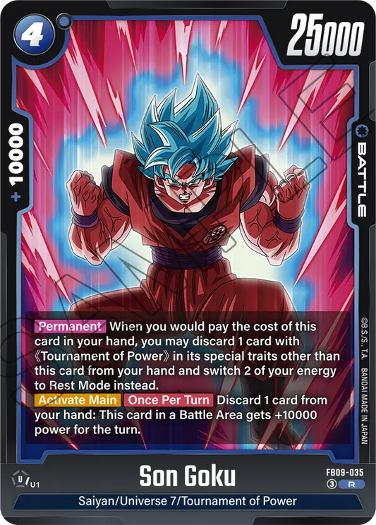 Son Goku (Battle) (FB09-035) (R)