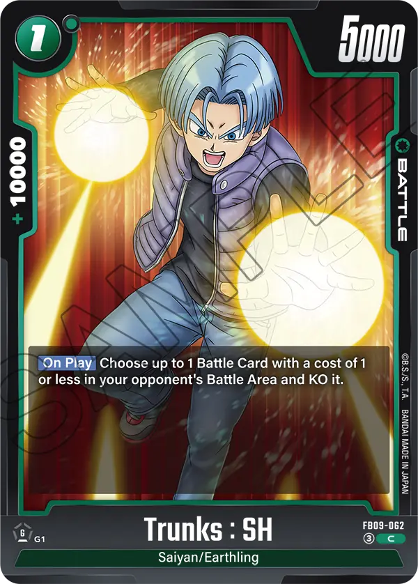 Trunks : SH (Battle) (FB09-062) (C)
