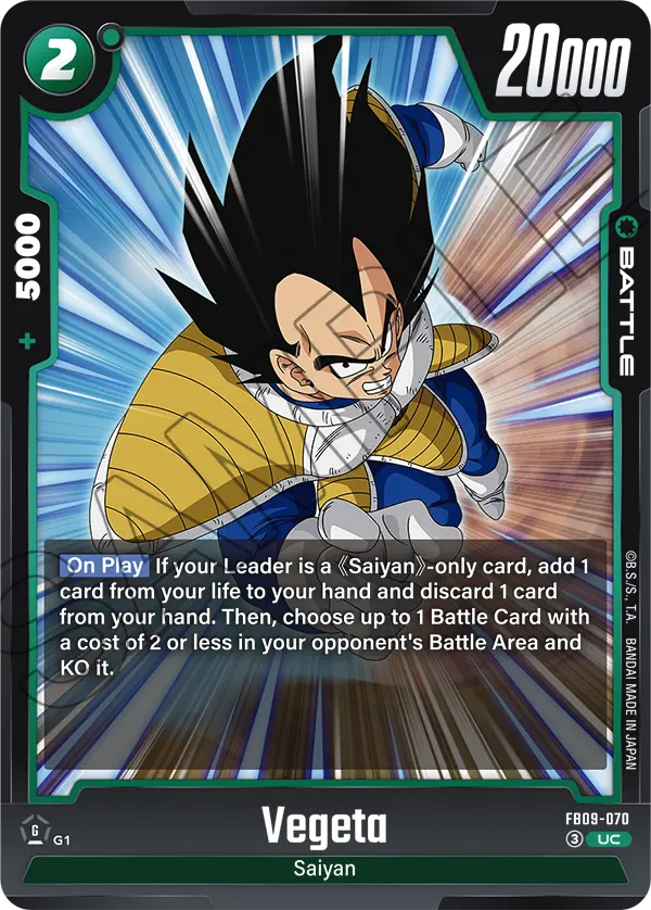 Vegeta (Battle) (FB09-070) (UC)