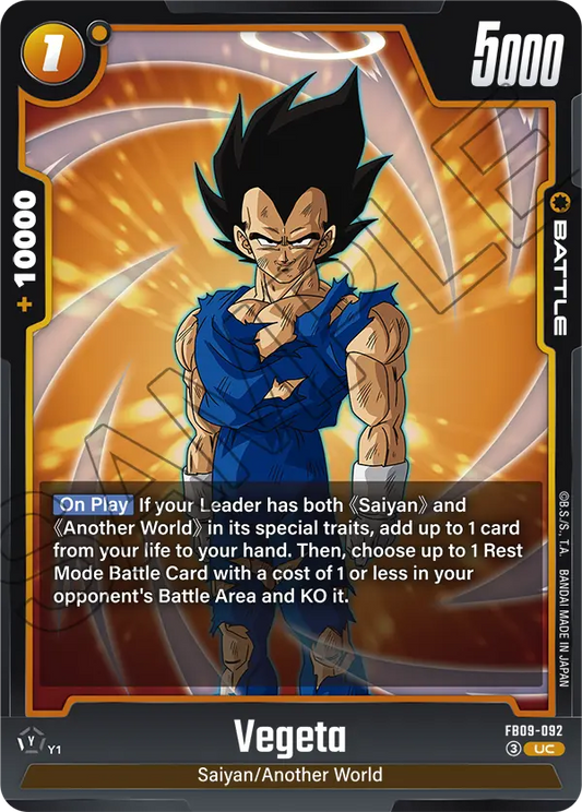 Vegeta (Battle) (FB09-092) (UC)