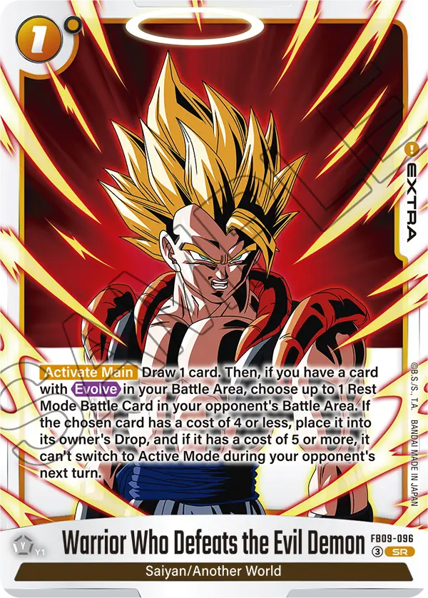 Warrior Who Defeats the Evil Demon (Extra) (FB09-096) (SR)