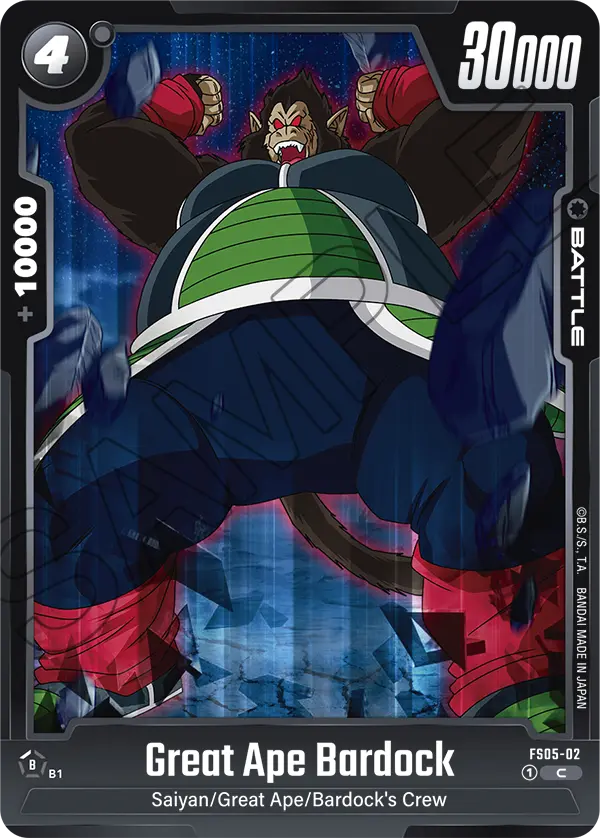 Great Ape Bardock (Battle) (FS05-002) (C)