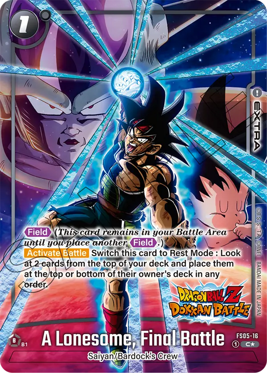 A Lonesome, Final Battle (Extra) (FS05-16) (C*) (FB05 Reprint) (Alternate Art) (Dokkan Battle)